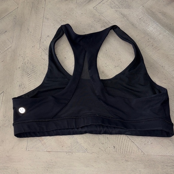 Lululemon Mesh Black Sports Bra - Picture 2 of 5